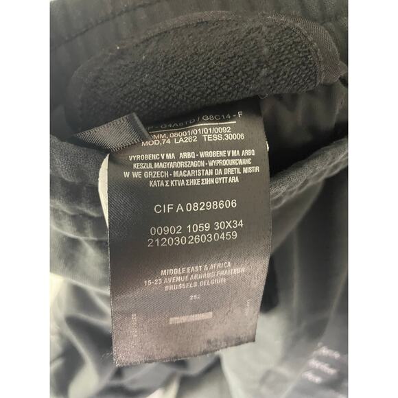 Off-White Logo Print Jogger Track Pants Men’s 30 Black Virgil Abloh Street Style - Picture 5 of 16